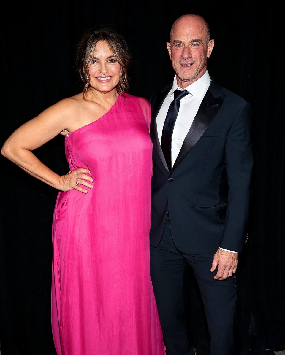 Mariska Hargitay and Chris Meloni