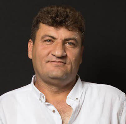 Raed Fares, founder and director of the independent radio station Radio Fresh and the Kafranbel Media Center, killed in Kafranbel, Syria, Nov. 23, 2018. (Photo courtesy of the Syrian journalists association)