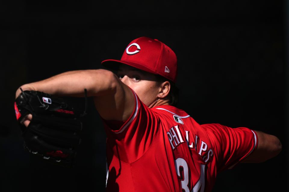 Last September in a critical playoff-race game against the Cardinals, Connor Phillips  became the first starting pitcher since 1986 to throw 12-plus pitches without a strike. He was yanked from the game and the Reds lost and were eliminated from the playoffs.