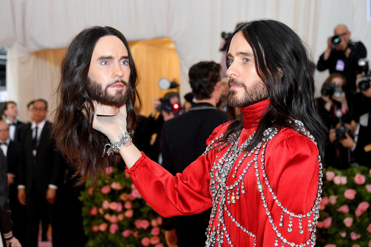 Jared Leto attends The 2019 Met Gala Celebrating Camp: Notes on Fashion at Metropolitan Museum of Art on May 06, 2019 in New York City. / Credit: Dia Dipasupil/FilmMagic)