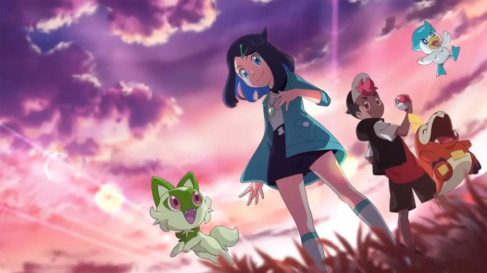 The new protagonists from Pokemon Scarlet Violet Anime