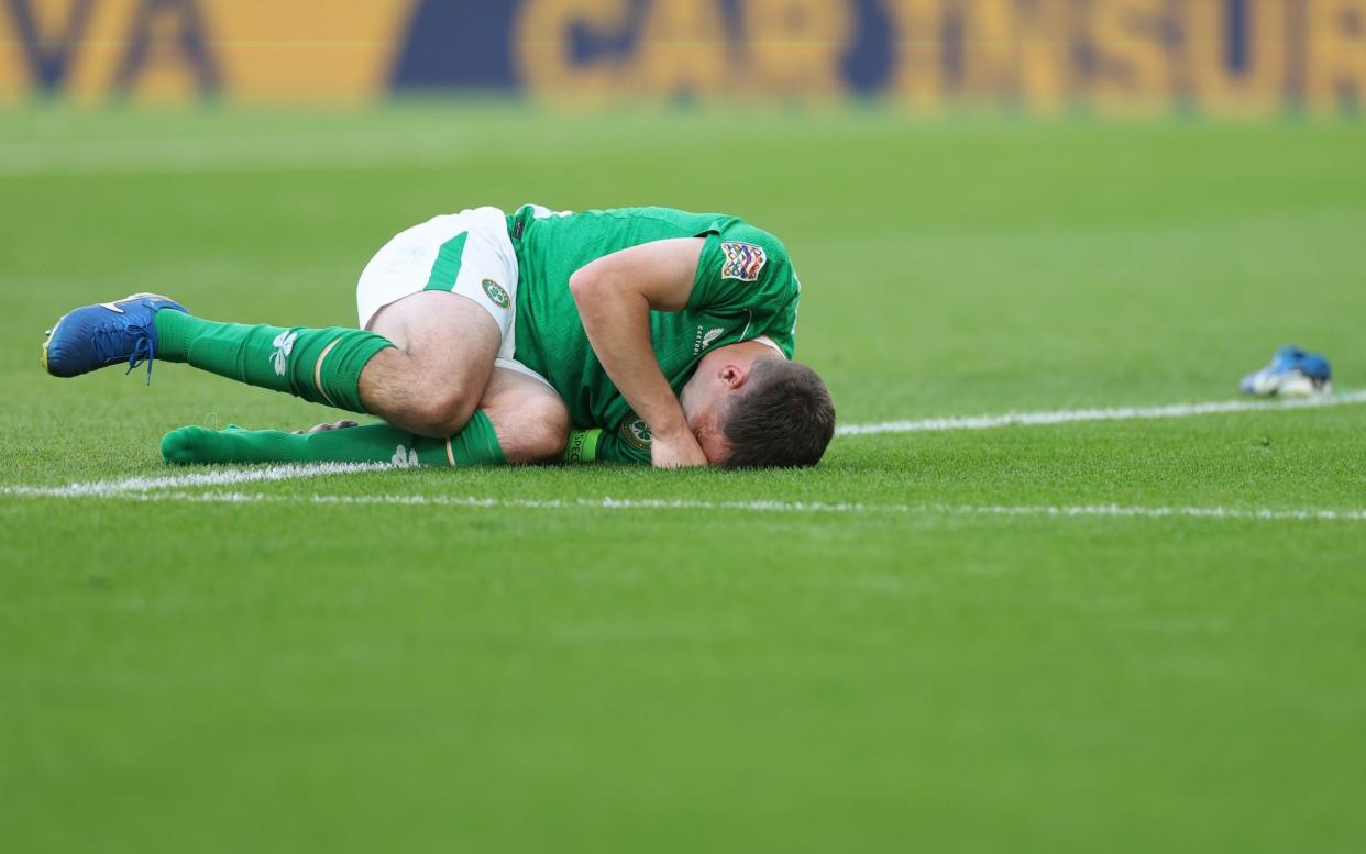 Seamus Coleman down injured