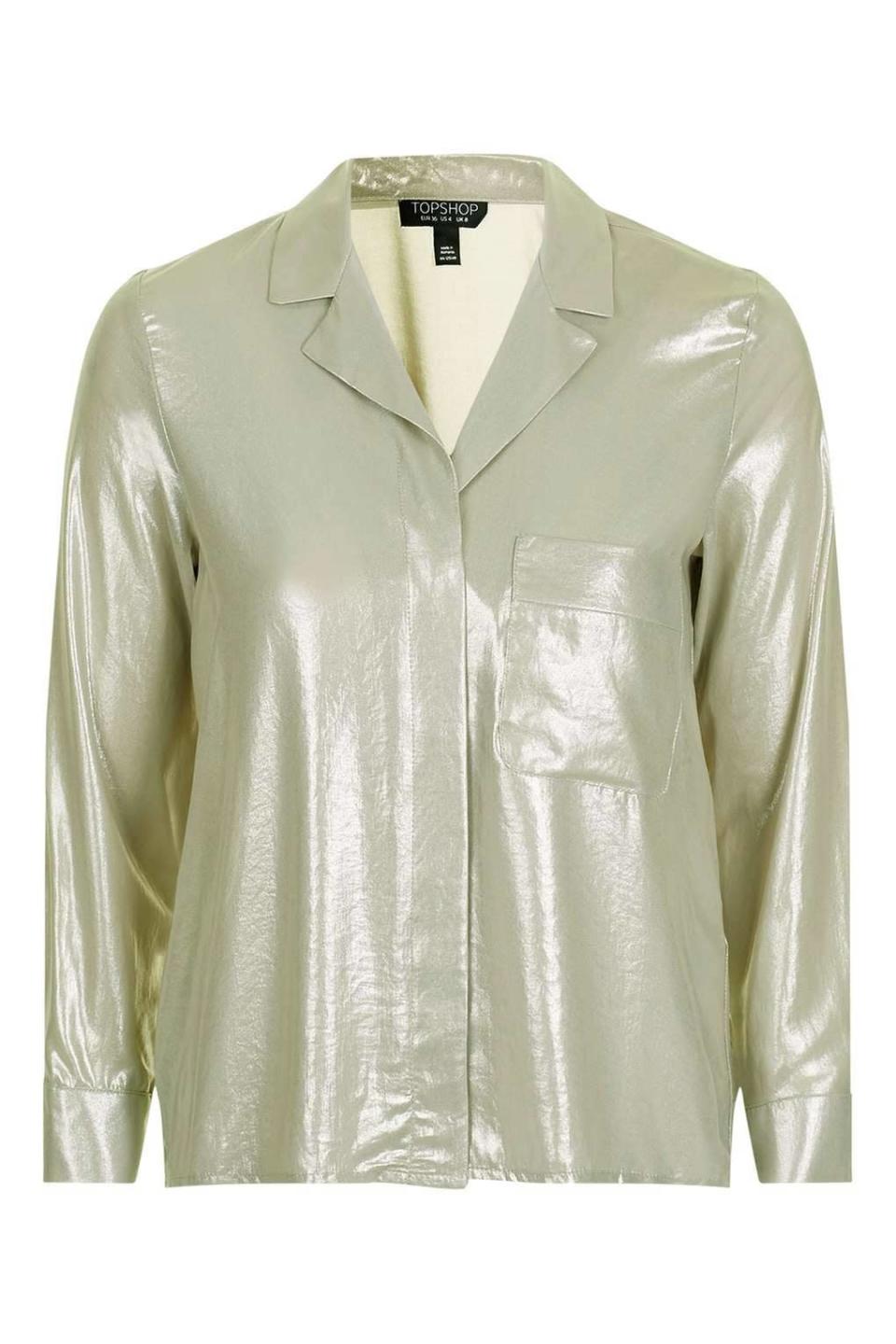 Metallic Pyjama Shirt