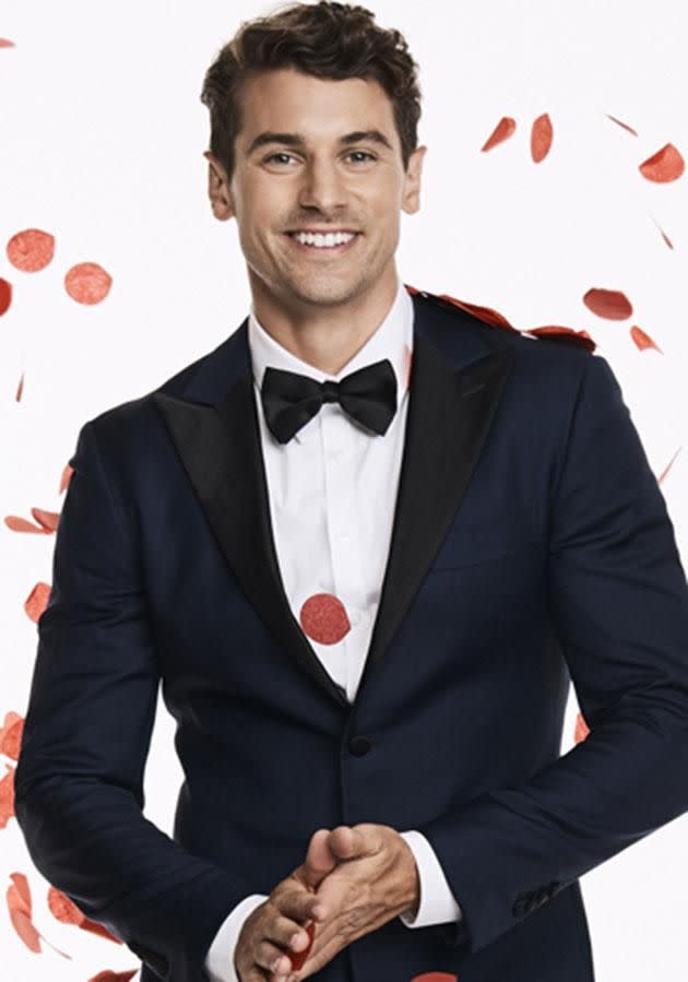 He says he's found love on his season of The Bachelor. Source: Channel Ten