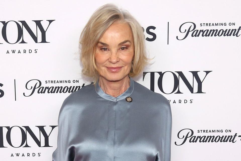 <p>Bruce Glikas/WireImage</p> Jessica Lange at the 2024 Tony Awards Meet the Nominees junket at Sofitel New York on May 2, 2024 in New York City