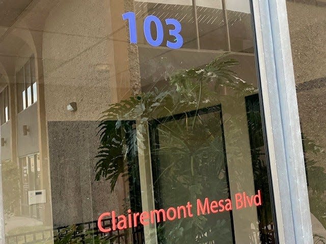 Value Auto Service, donor to a group that spent heavily on Imperial County candidates in the March 2024 primary, lists a San Diego address on campaign forms with no sign they're located there. Tenants in the commercial building have never heard of them.