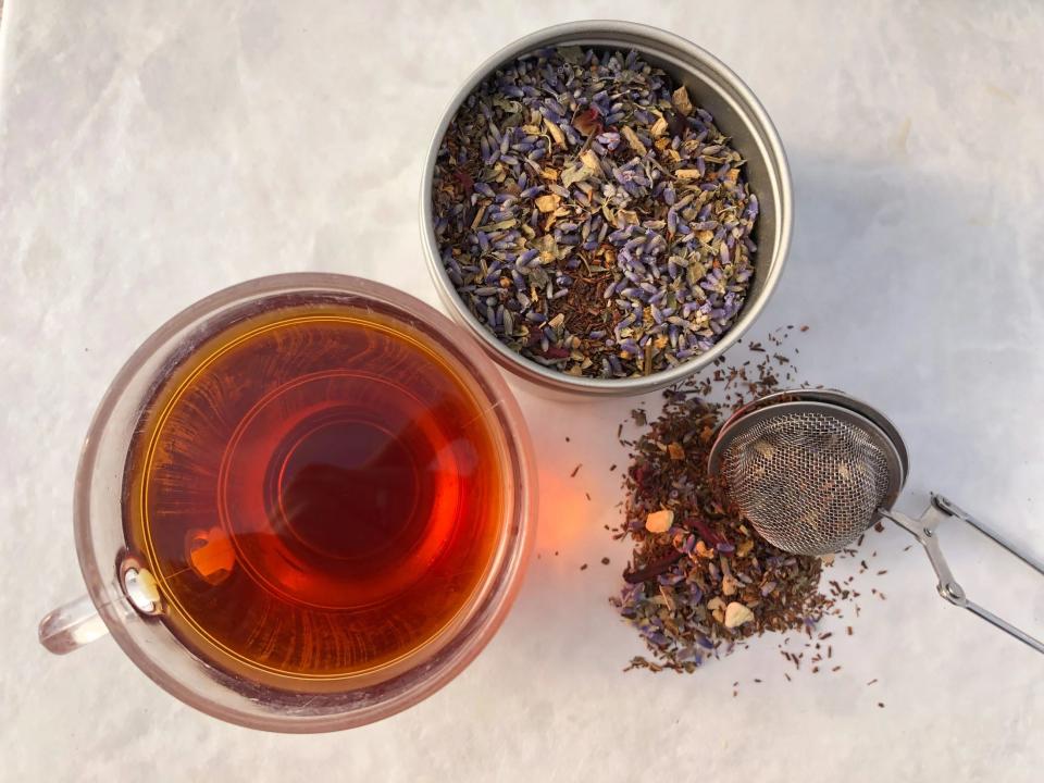 A lavender tea blend from Rocheport's Lookout Farm