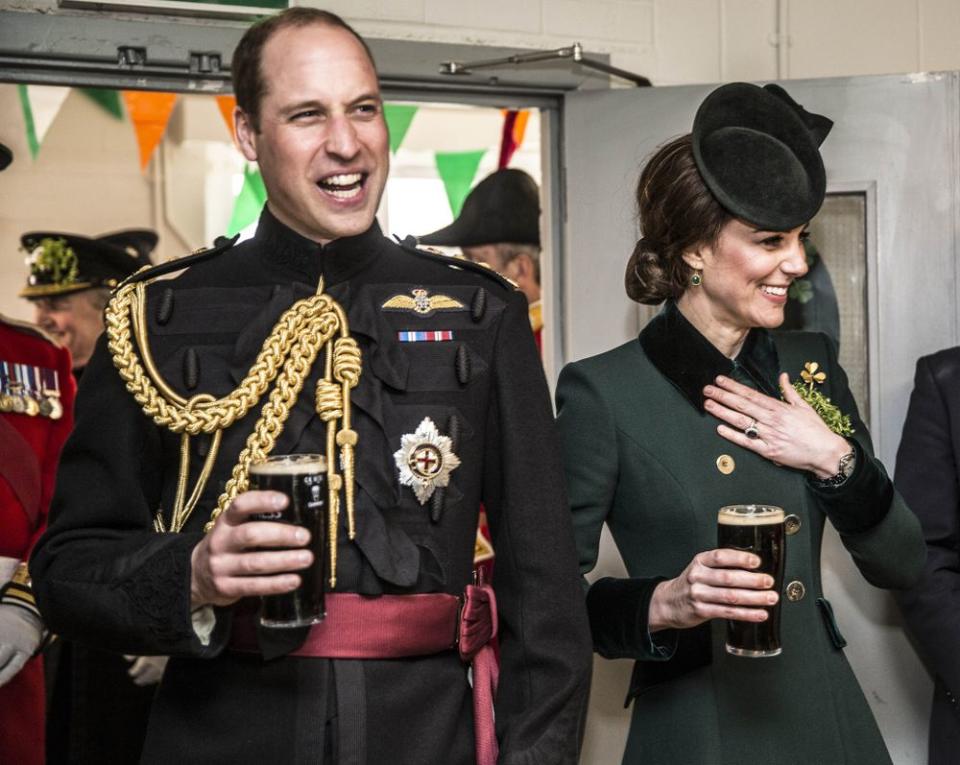 Prince William and Kate Middleton celebrate St. Patrick's Day in 2017