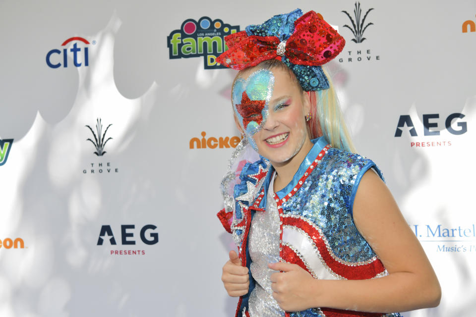 JoJo Siwa says she's trying to get a kissing scene pulled from upcoming film. (Photo: Getty Images)
