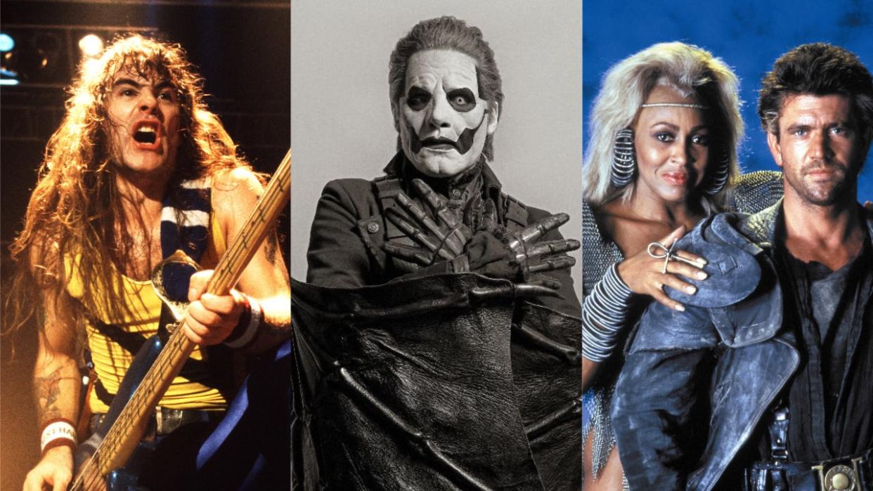  Ghost’s Tobias Forge, Iron Maiden’s Steve Harris and Tina Turner and Mel Gibson 