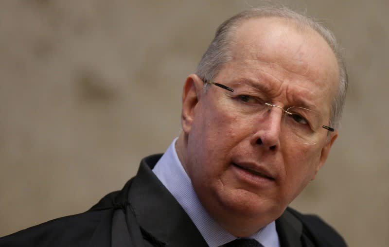 FILE PHOTO: Judge Celso de Mello, attends a session at the Supreme Court in Brasilia