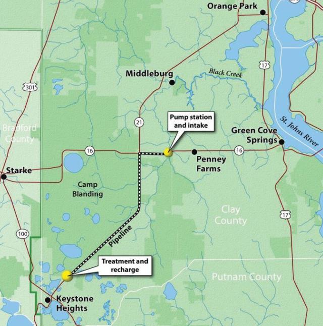 Agreements Reached For Pipeline System To Replenish Keystone Heights Lakes