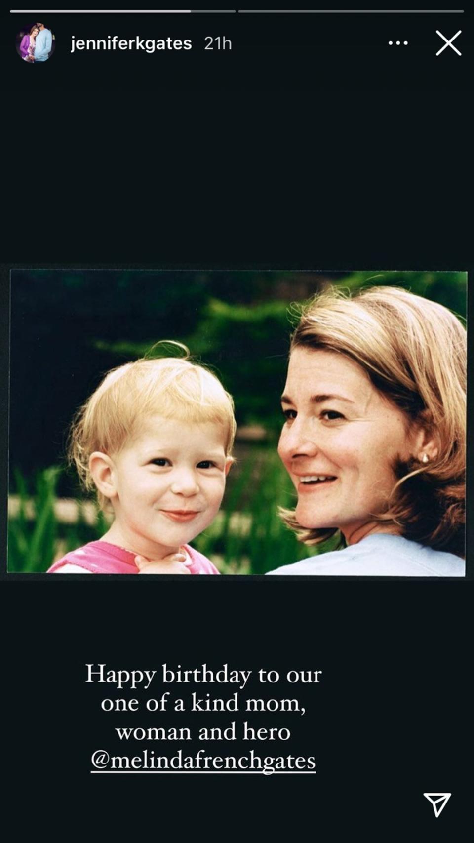 Melinda Gates and Jennifer Gates