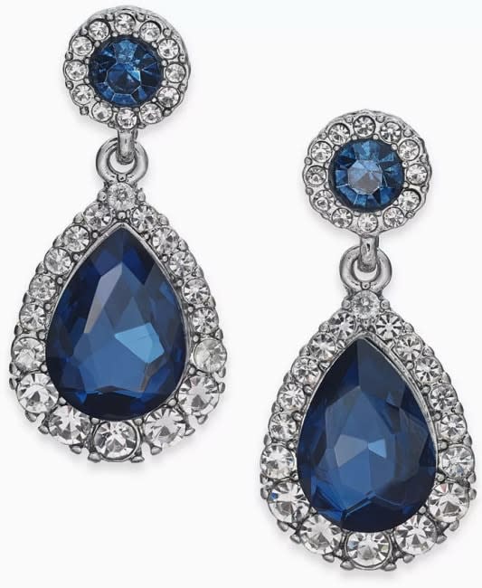 macys dupe of princess kate sapphire earrings