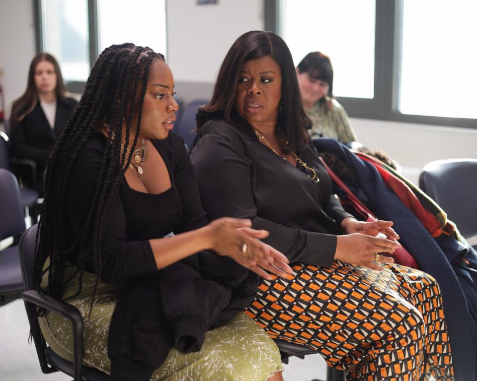 Dionne Brown and Michelle Greenidge in Queenie