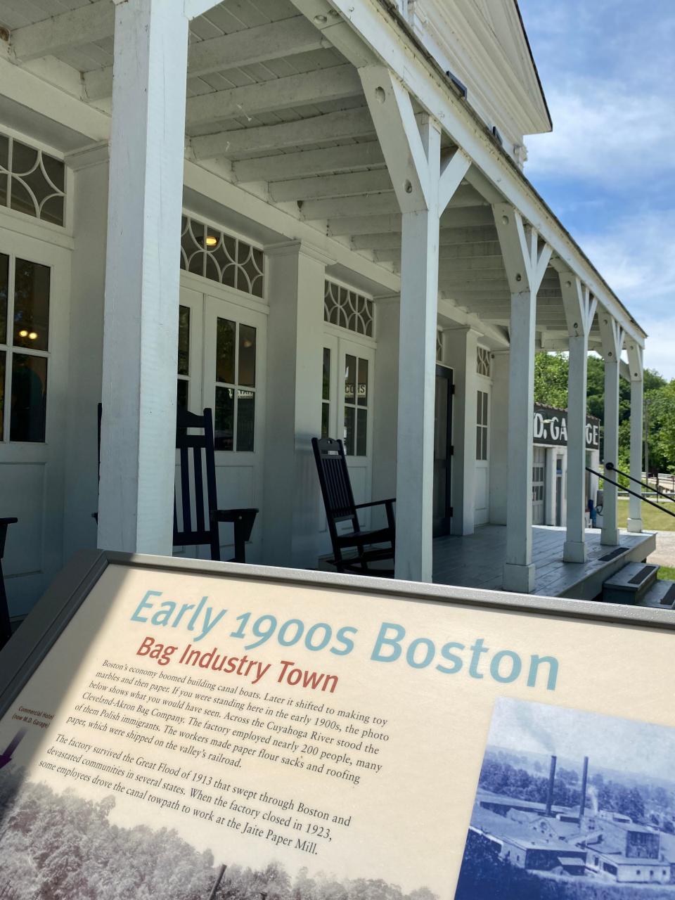 Opened in 2021, Boston Store at Cuyahoga Valley National Park sells souvenirs, sandwiches, clothing, drinks, snacks, ice cream novelties and half pints of Mitchell's Homemade ice cream.