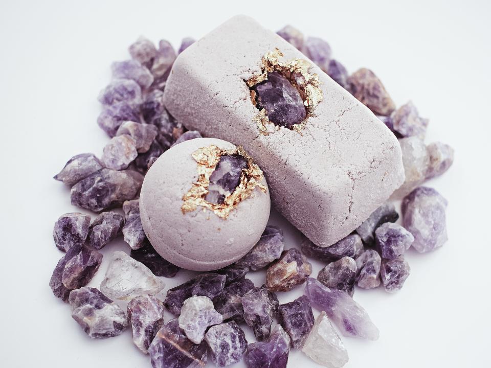 Royal Crown Chakra bath Bombs Hotsy Tosty Haus