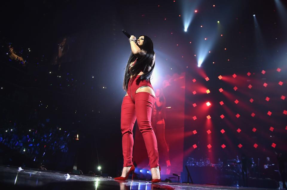 Cardi B durante Tidal X: en el Barclays Center de Brooklyn, el 17 de octubre. (Foto de Theo Wargo/Getty Images para TIDAL)