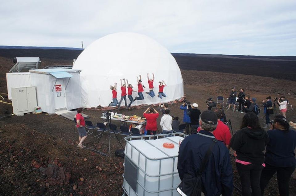 The participants of the HI-SEAS mission. <cite>HI-SEAS/NASA</cite>