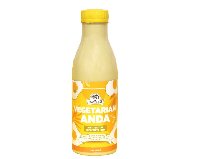 With the Vegetarian Anda, you can get quality vegetarian protein in your diet, without any cholesterol and 1/5 times the fats compared to a conventional Egg