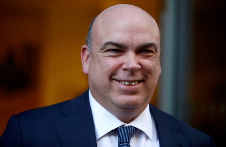 FILE PHOTO: British entrepreneur Mike Lynch leaves the High Court in London