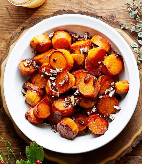 Sorghum-Glazed Sweet Potatoes