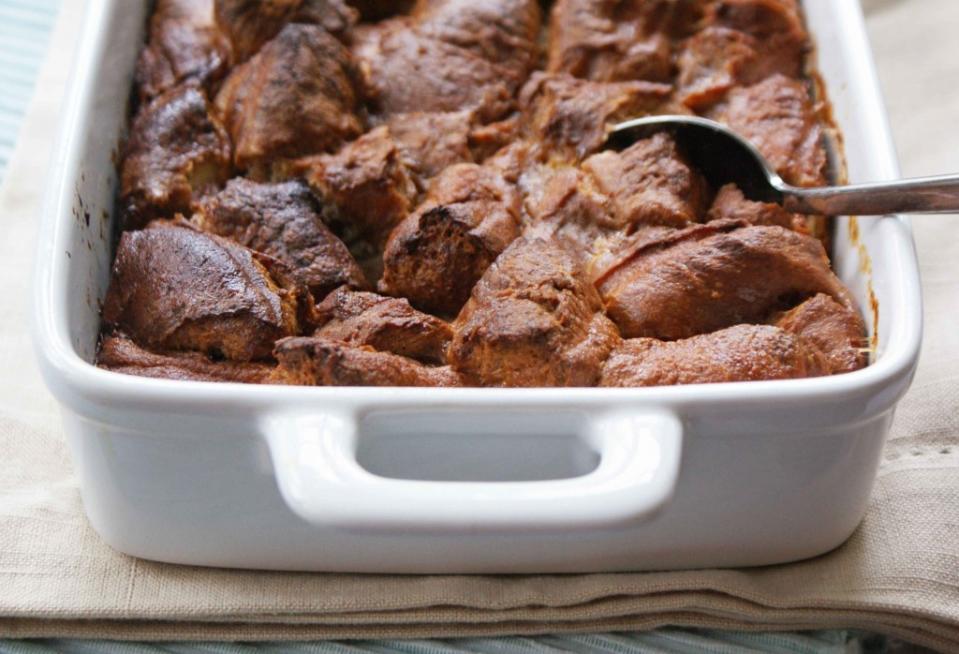 Coffee & Doughnut Bread Pudding