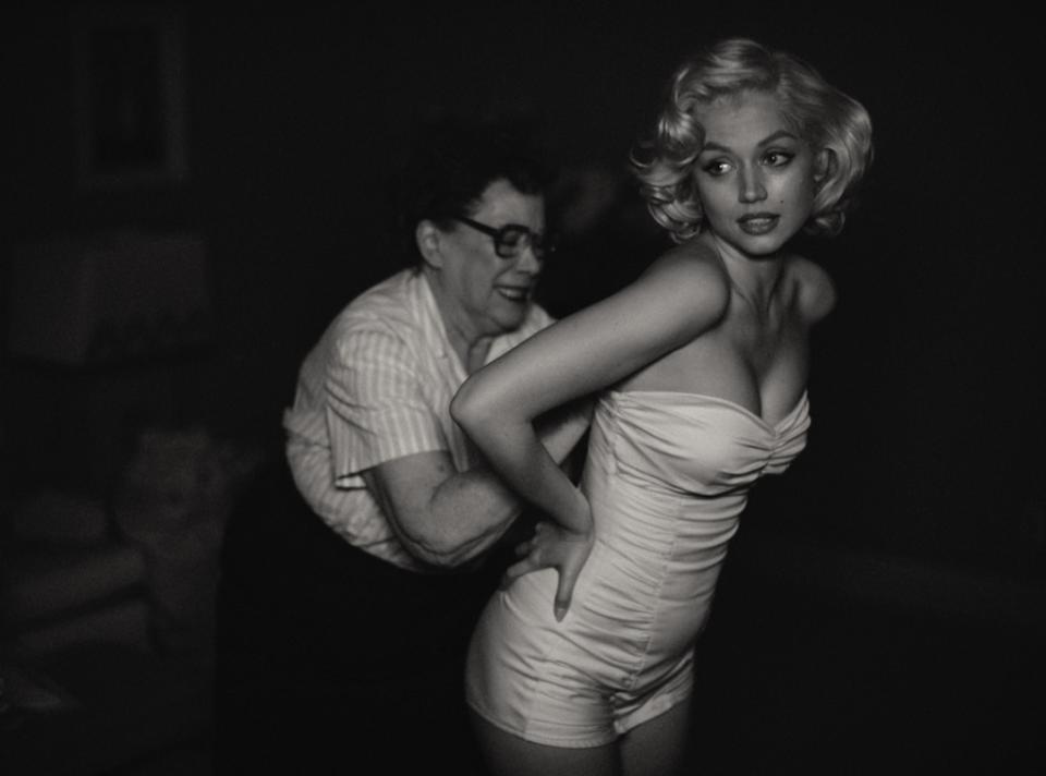 Blonde, Ana de Armas, Marilyn Monroe, Production Still