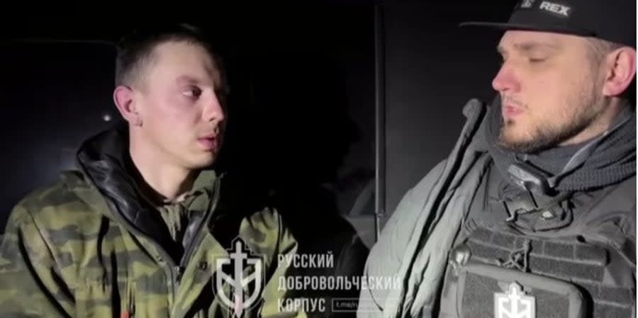 The Russian Volunteer Corps showed new prisoners in the Belgorod Oblast