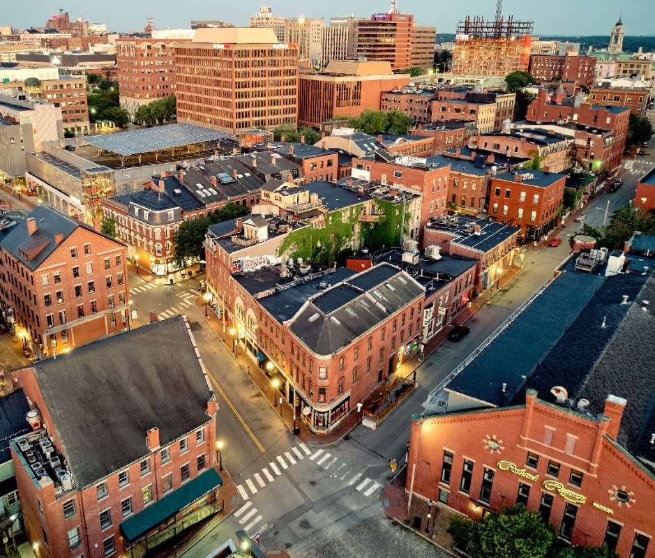 Some of the best preserved red brick blocks in Maine, straight out of the Victorian era, grace Portland's historic Old Port district.<p>Courtesy of Visit Portland</p>