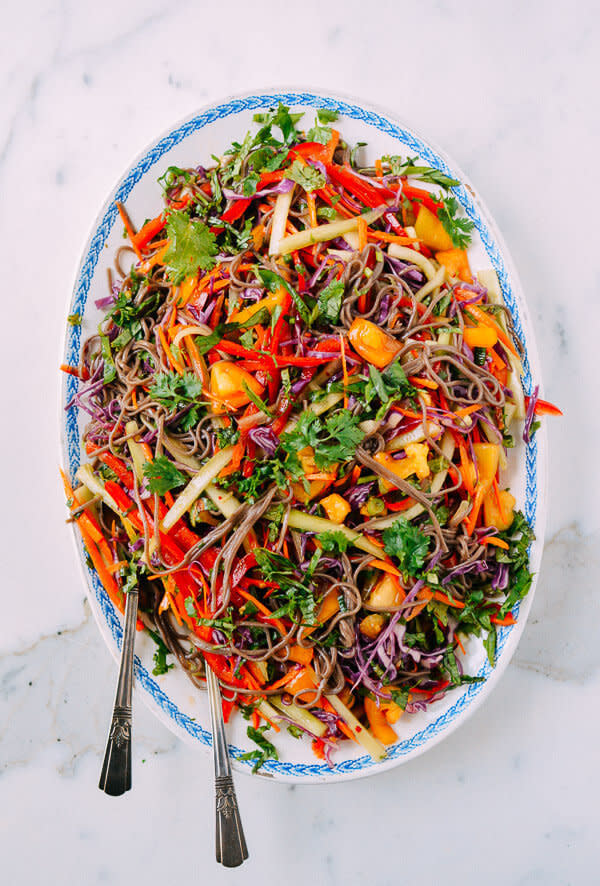 <strong>Get the <a href="http://thewoksoflife.com/2015/10/rainbow-noodle-salad/" target="_blank">Rainbow Noodle Salad recipe</a>&nbsp;from&nbsp;The Woks Of Life</strong>