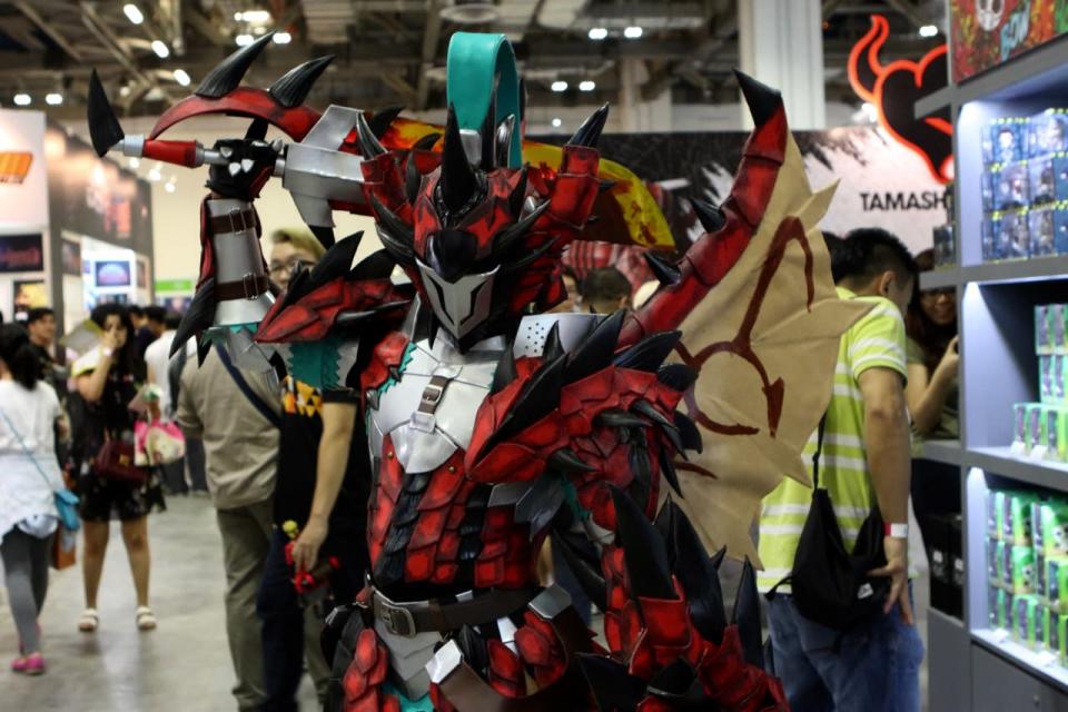 An anime cosplayer. (Photo: Sharlene Sankaran/ Yahoo Newsroom)