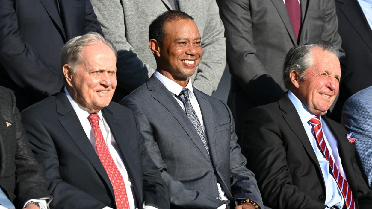  Jack Nicklaus, Tiger Woods, Gary Player 