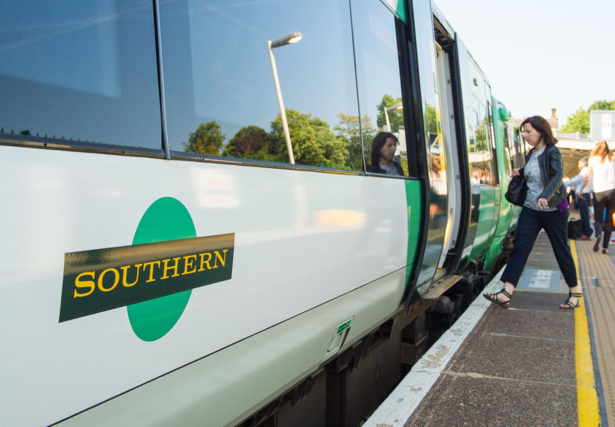 Southern Rail said all lines are temporarily blocked: PA Wire/PA Images