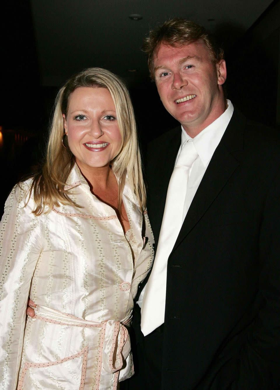 The couple wed in 2005. Angela is pictured here with her husband in 2006. Source: Getty