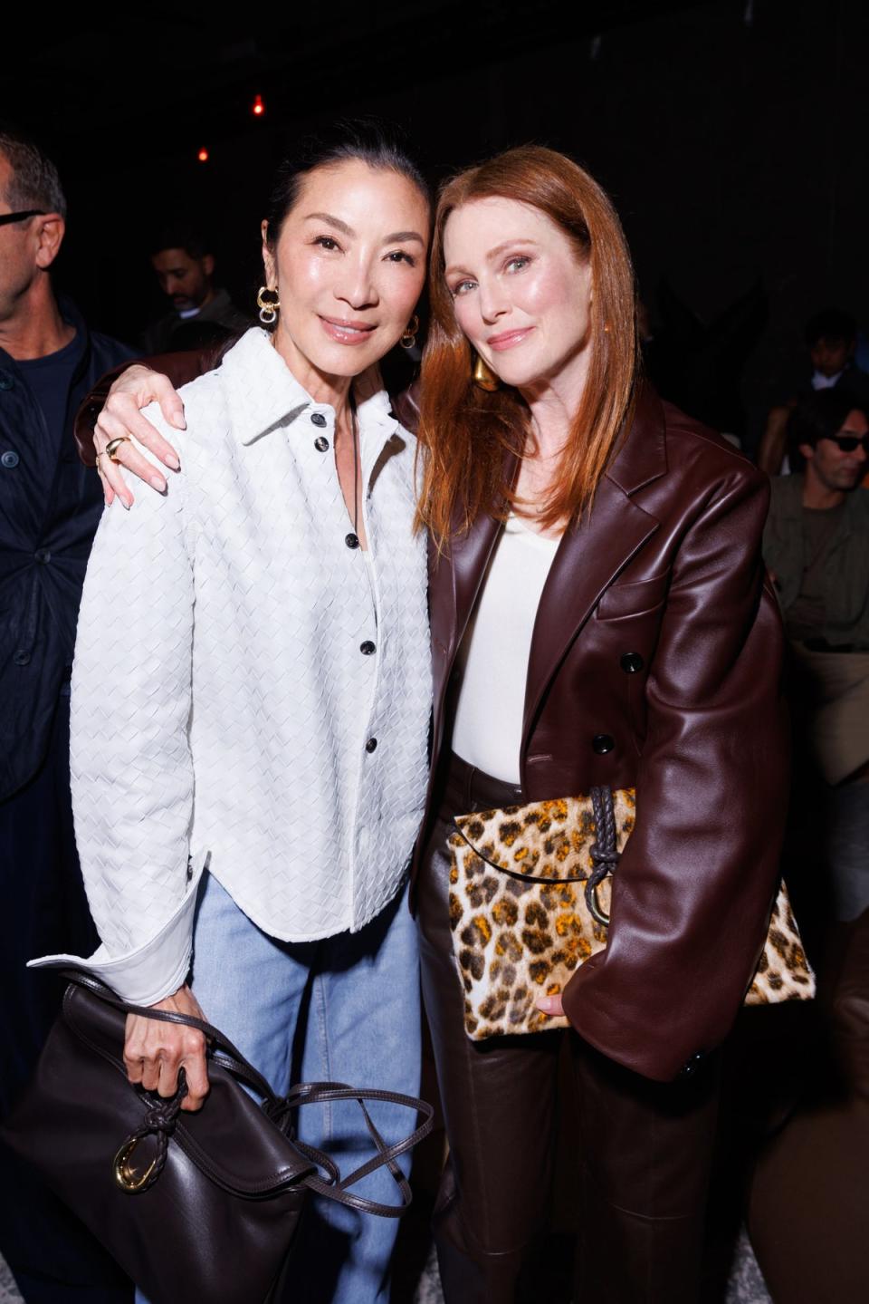 Michelle Yeoh and Julianne Moore at Bottega Veneta (Bottega Veneta)