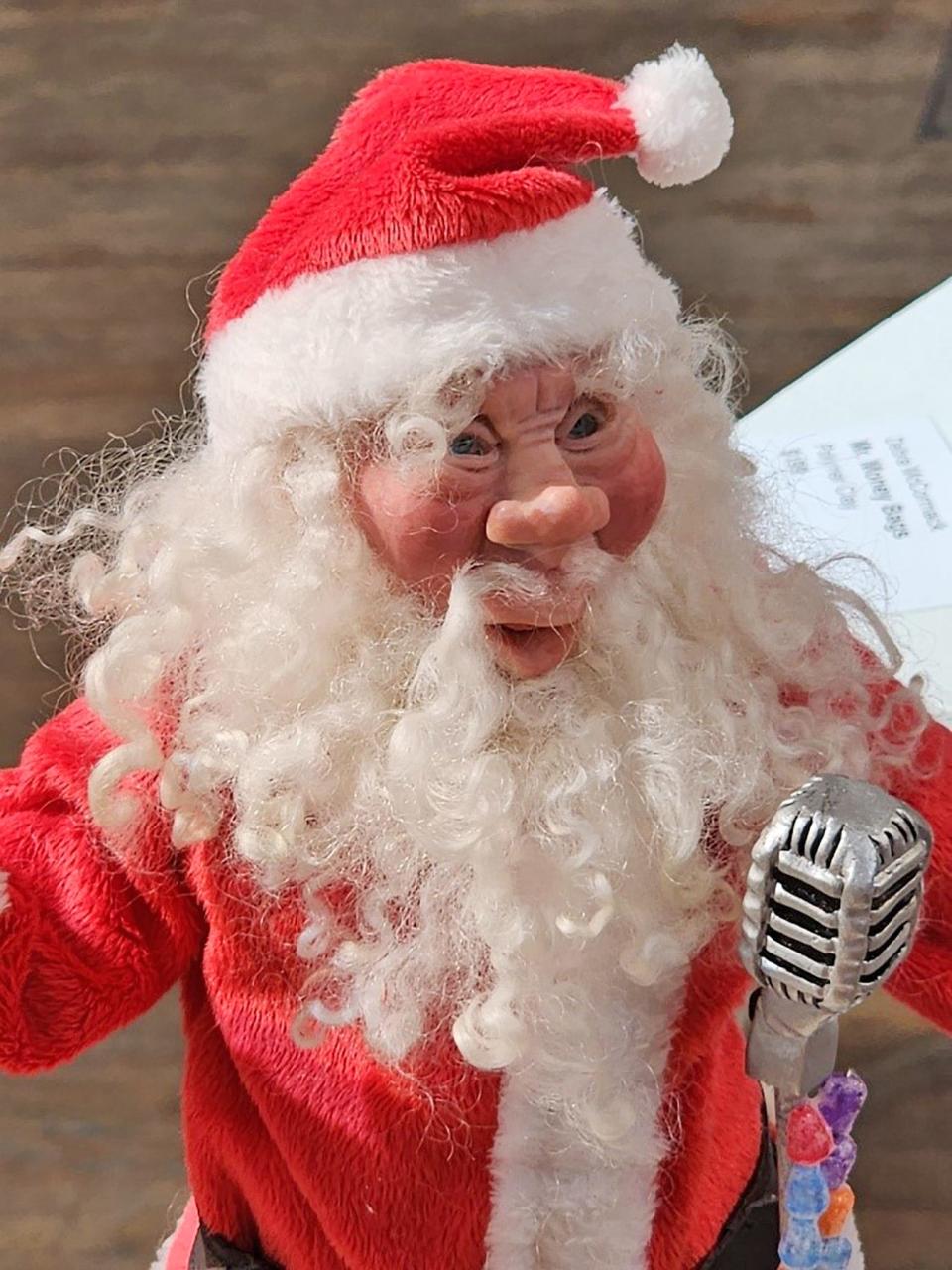 Debra McCormack's Karaoke Singing Santa