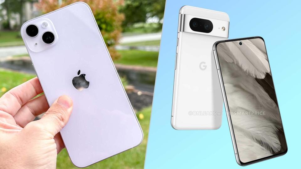  iPhone 15 vs. Google Pixel 8 