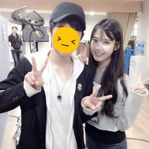 Park Ji Bin reveals a photo with IU