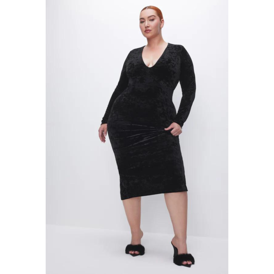 <p><a href="https://go.redirectingat.com?id=74968X1596630&url=https%3A%2F%2Fwww.goodamerican.com%2Fproducts%2Fvelvet-v-neck-midi-dress-black001&sref=https%3A%2F%2Fwww.womansday.com%2Fstyle%2Ffashion%2Fg45997597%2Fbest-winter-wedding-guest-dresses%2F" rel="nofollow noopener" target="_blank" data-ylk="slk:Shop Now;elm:context_link;itc:0;sec:content-canvas" class="link ">Shop Now</a></p><p>Crushed Velvet Deep V-Neck Midi Dress</p><p>goodamerican.com</p><p>$159.00</p><span class="copyright">Good American</span>