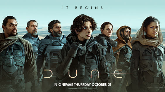 A poster for Dune (Legendary Pictures/Warner Bros.)