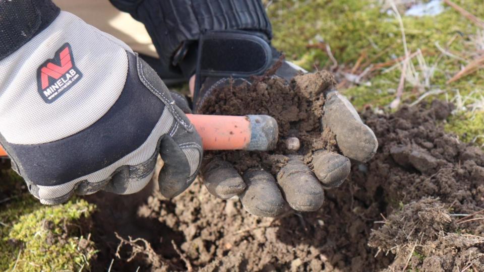 250-year-old musket balls from 