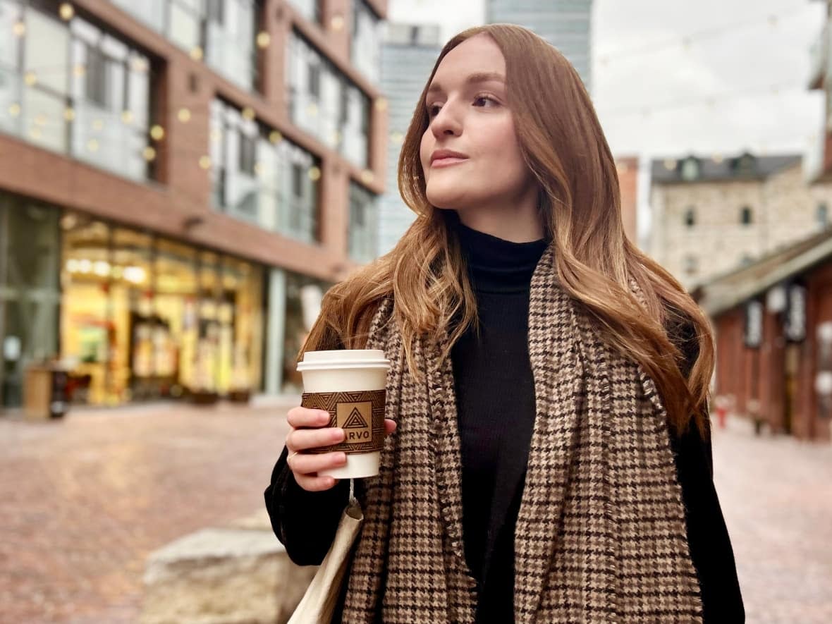 Last year, Jesica Hurst began to re-evaluate the role casual drinking played in her life, and what it meant for her wellbeing and mental health. Around six months ago, the Toronto resident gave up alcohol entirely.  (Lauren Pelley/CBC - image credit)