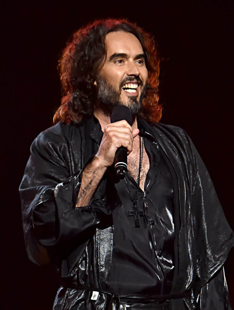 Closeup of Russell Brand