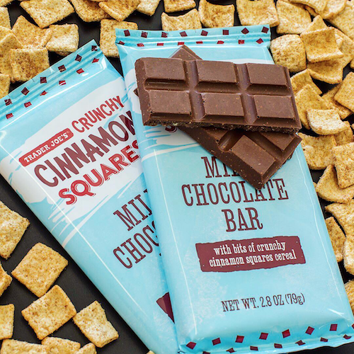 Crunchy Cinnamon Squares Milk Chocolate Bar