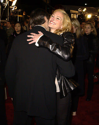 George Clooney and Julia Roberts at the Westwood premiere of Warner Brothers' Ocean's Eleven