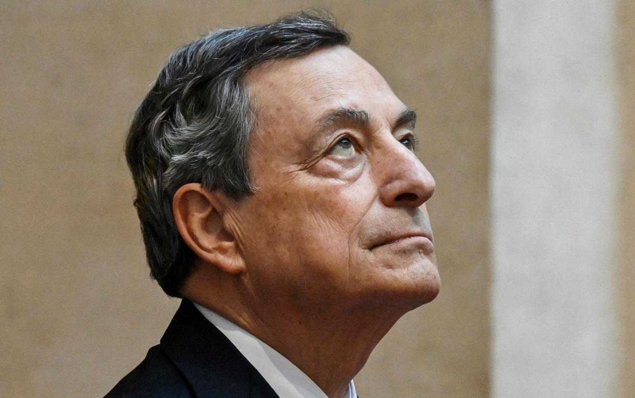 Italy's Prime Minister, Mario Draghi