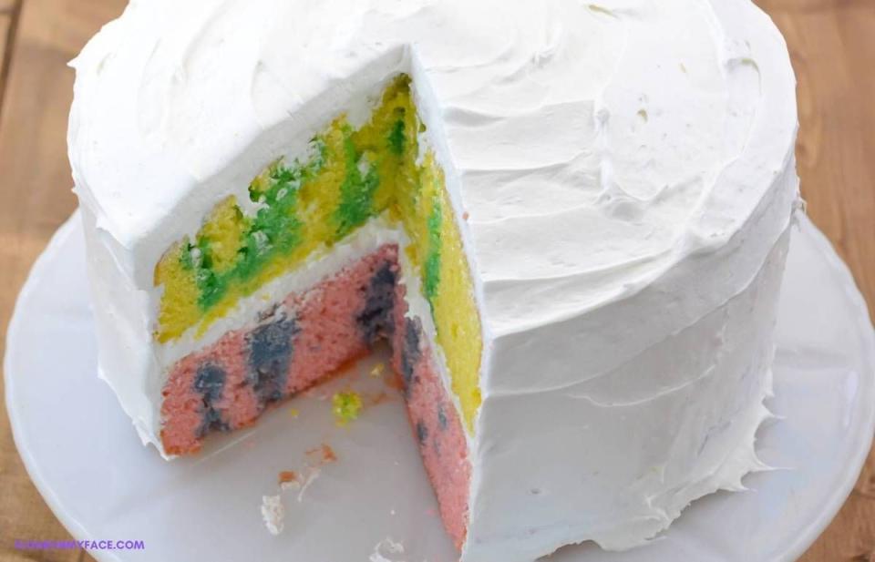 Easter Jello Poke Cake