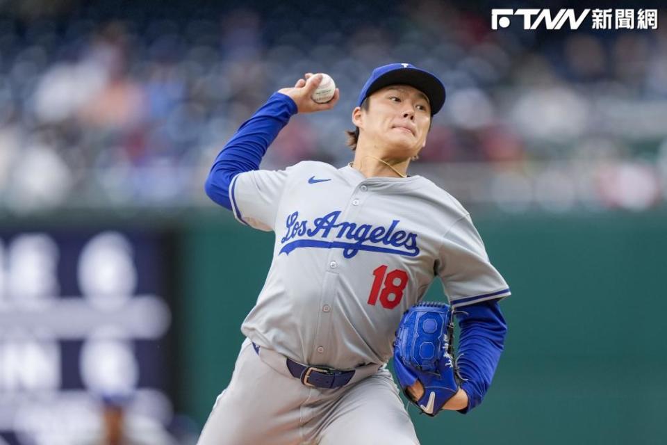 日本強投山本由伸繳出6局無失分優質好投，另飆7次三振，拿下本季第2勝。（圖／美聯社）