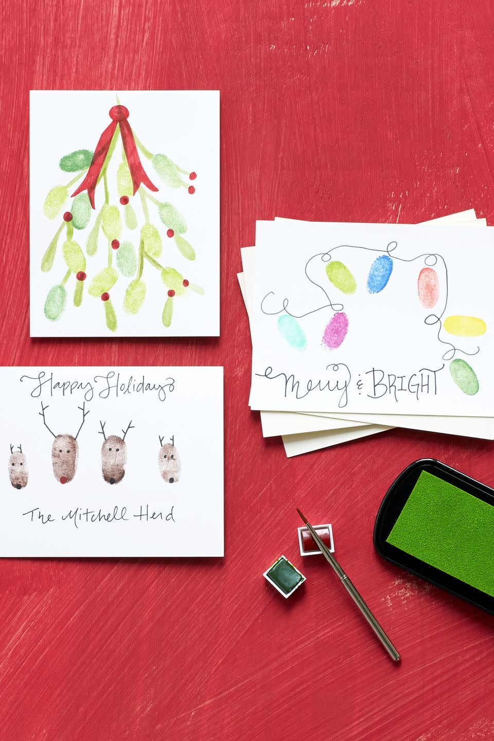 Thumbprint Christmas Cards